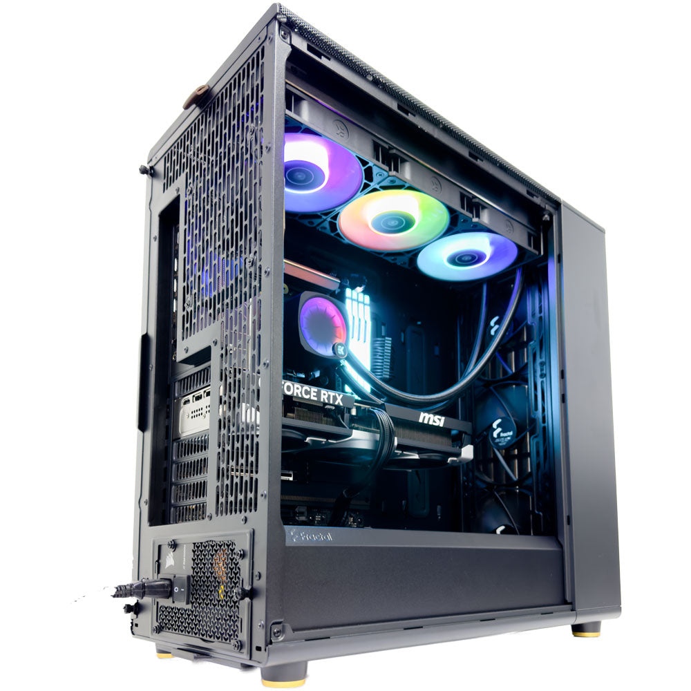 Wood Gaming PC (AMD Ryzen 9 9950X3D CPU, RTX 5070 Ti OC 16GB GPU, 128GB RAM)
