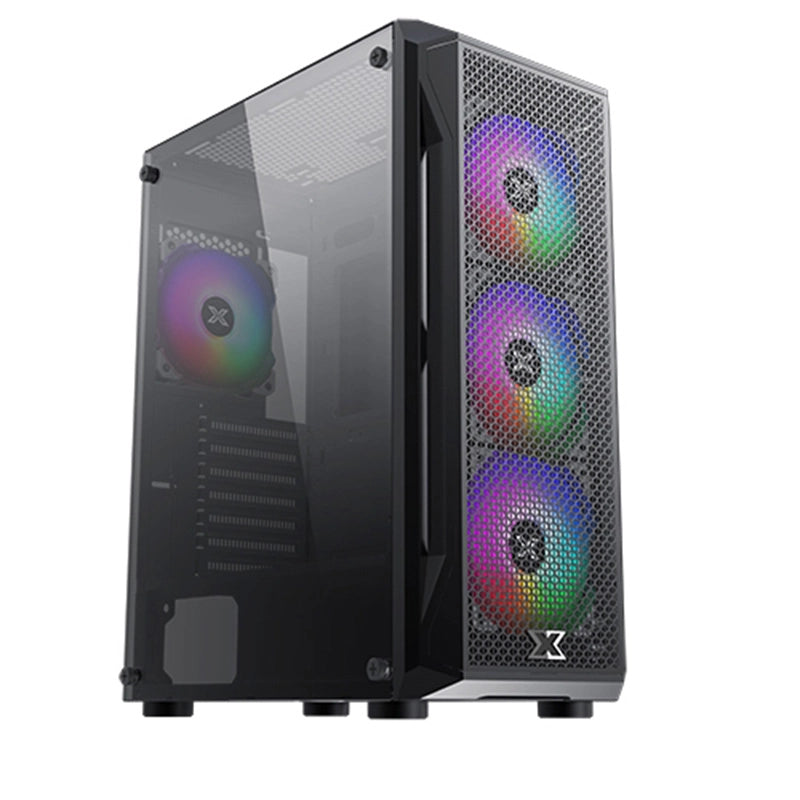 ZeusCore Gaming PC (Intel Core i5-12400F CPU, RTX 4060 Dual 8GB GPU, 16GB RAM)